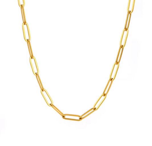 Izar Fine Gold Chain Link Necklace