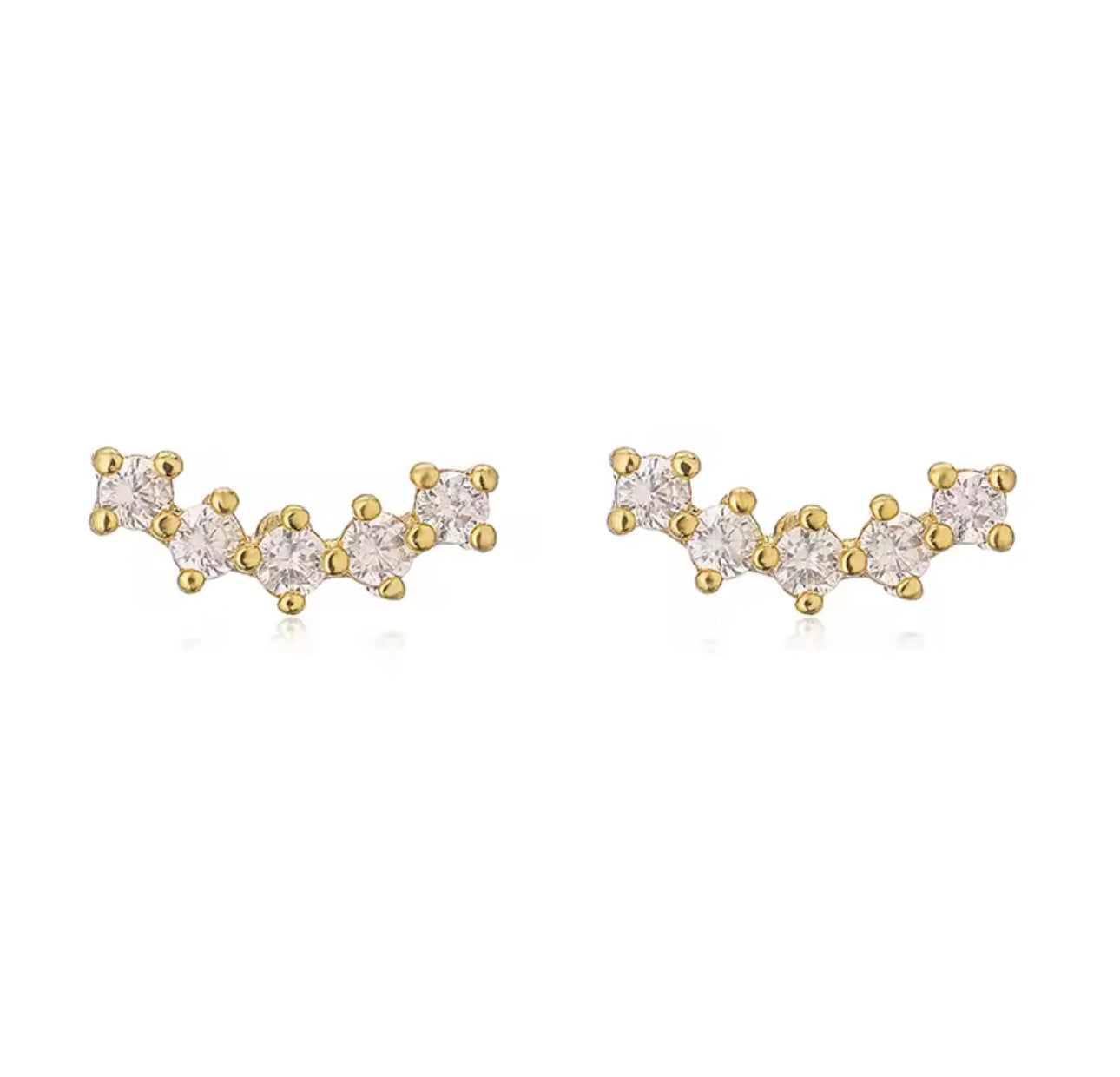 Liora Constellation Dainty Gold Stud Earrings