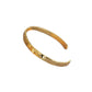 Atlas Hammered Gold Adjustable Bracelet by Aster & Aura