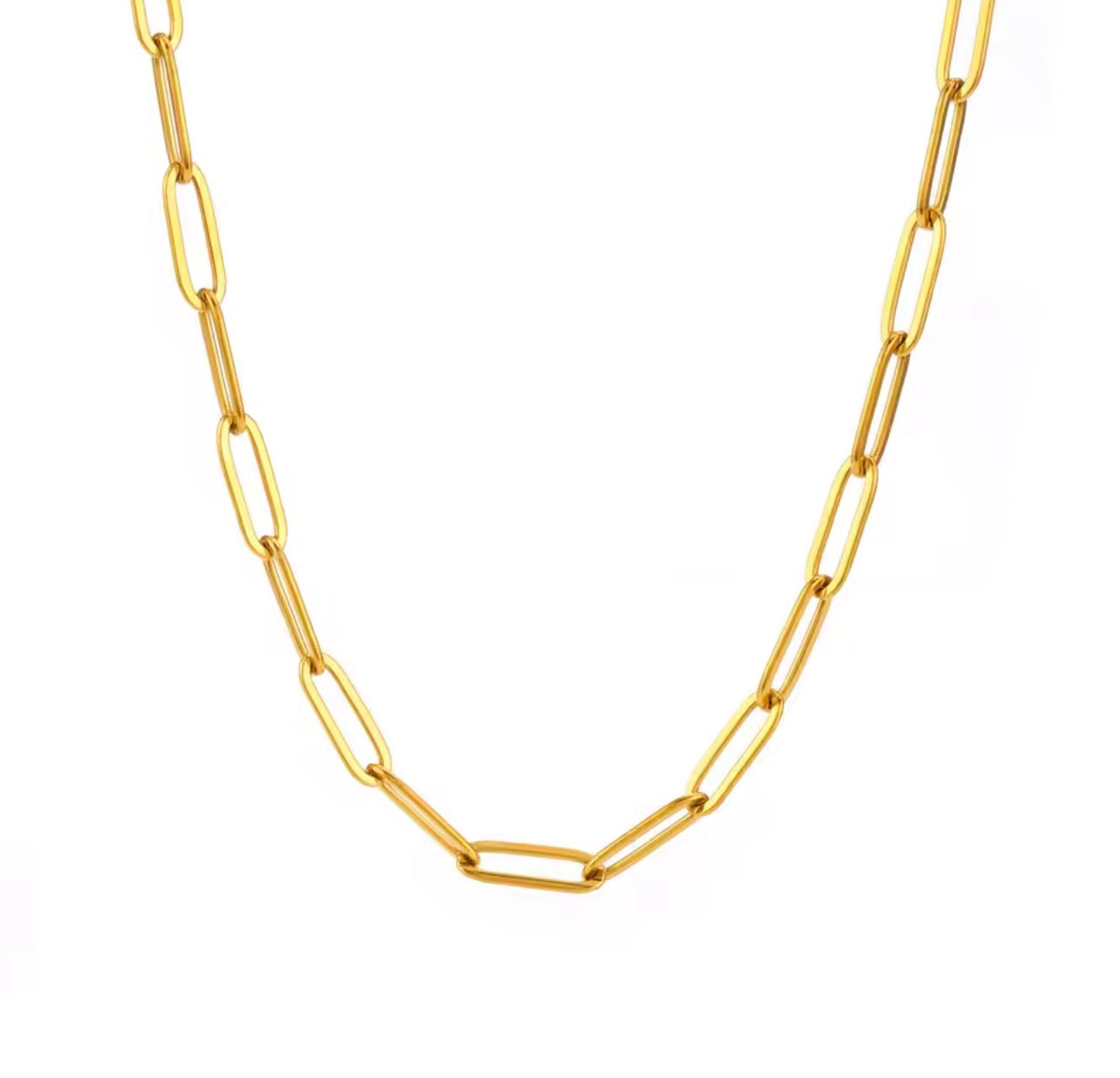 Izar Fine Gold Chain Link Necklace