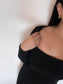 Lumina Gold Hoop Huggies Earrings – alternative view