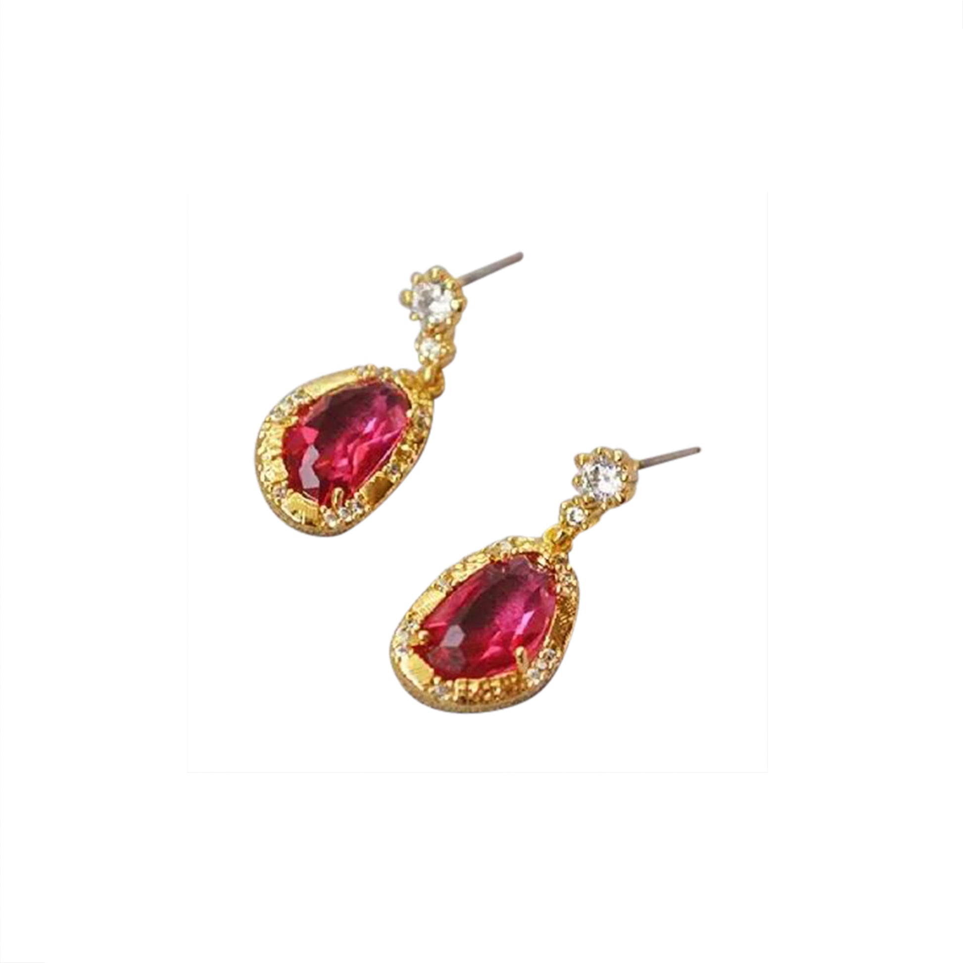 Gold drop clearance earrings online