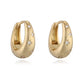 Solara Dainty Gold Hoop Huggies Earrings by Aster & Aura