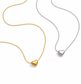 Carina Tiny Heart Pendant Silver Necklace