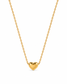 Carina Tiny Heart Pendant Gold Necklace
