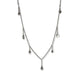 Estella Silver Pear Drop Dainty Necklace by Aster & Aura
